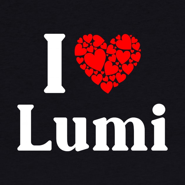 Lumi Heart - I Love Lumi by Red Dirt